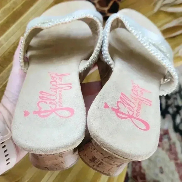 JellyPop Glendale Cork Wedge Sandals With Memory Foam Size 10 - Picture 8 of 12